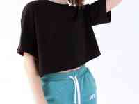 Кроп-топ (черный цвет), фотография 2