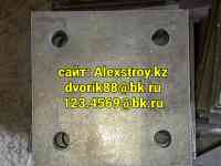 Пластина с отверстиями 100х100 на изготовление