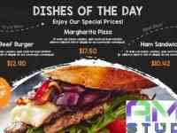 Заказать видеоролик для рекламы кафе или ресторана. Видеоменю. (FOOD_35)