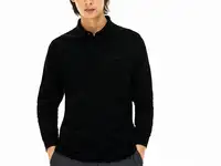 Мужское поло lacoste с длинными рукавами