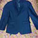 Продам пиджак + жилет тёмно-синий