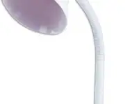 Светильник настольный sonnen ou-607, на подставке, цоколь е27, белый/коричневый, 236680