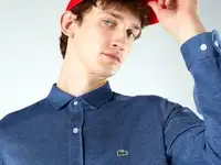 Мужская рубашка lacoste slim fit