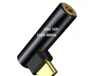 Усилитель для наушников Type-C на 3.5 мм DAC OUIO16bit 48 KHz, фотография 3