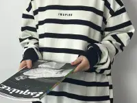 Свитер в полоску для парней и девушек, фотография 2