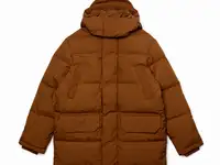 Мужской пуховик lacoste с капюшоном