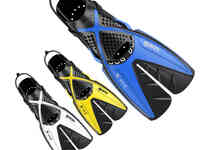 Ласты регулируемые mares x-one-s разрезные цвет синий