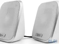 Колонки gembird spk-100-w 2х3 вт белый