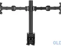 Кронштейн для 2-х мониторов kron/ 10-24" макс. 100*100, струбцина, наклон -85?+15?