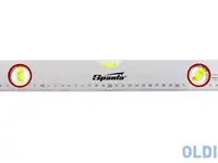 Уровень алюминиевый, 2000 мм, 3 глазка, линейка// sparta