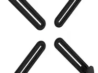 Кронштейн-адаптер для мониторов arm media lcd-m2 черный макс.7кг настольный поворот и