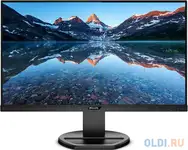 Монитор 23.8" philips 243b9/00 black с поворотом экрана (ips, 1920x1080, 75hz,