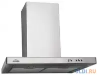 Вытяжка каминная elikor квадра серебристый 60н-430-к3д