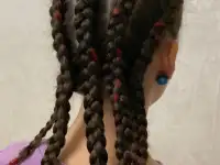 Плетение косичек, афро, фигурные, колоски, фотография 2