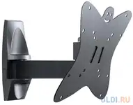 Кронштейн для телевизора holder lcds-5037 металлик 20"-37" макс.30кг настенный поворот и
