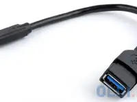 Адаптер type-c 0.2м cablexpert a-otg-cmaf3-01 круглый черный