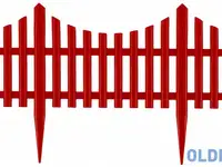 Забор декоративный "гибкий", 24х300 см, коралловый, россия// palisad