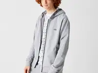 Мужская толстовка lacoste на молнии с капюшоном
