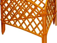 Забор декоративный "сетка", 24 х 320 см, желтый, россия// palisad