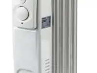 Обогреватель масляный sonnen dfs-05, 1000 вт, 5 секций, белый, 453497