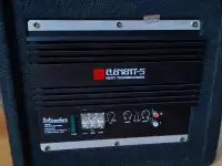 Сабвуфер автомобильный активный 5 элемент звук автозвук, фотография 3