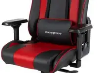 Кресло для геймеров dxracer king чёрный красный