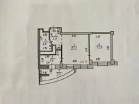 2х.комн ЖК Лазурный Квартал, Сарайшык д.5 пересечение Кабанбай батыра, фотография 8