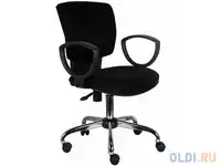 Кресло buro ch-626axsl/10-11 черный крестовина хром