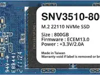 Ssd жесткий диск m.2 22110 800gb snv3510-800g synology