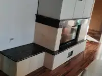 Изготовление топка камина и облицовка, дизайн, монтаж из мрамора, гранита, травертина и оникса. 20 лет опыта., фотография 4