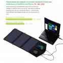 Продам портативная раскладная солнечная зарядная панель для мобильных устройств и ноутбуков, AP-SP18V21W
