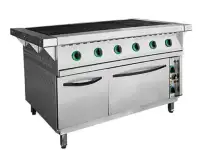 Электрическая плита Пищевые Технологии ПЭП-0,72-ДШ-01. Установканапольная Оснащениедуховой шкаф Количество конфорок 6 Ра