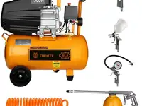 Компрессор поршневой deko dkac24 масляный