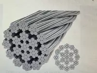 Канат стальной трос, фотография 3