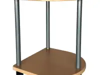 1500 шт. Приставной столик на колесах, журнальный столик, сток, опт из Гериании, фотография 6