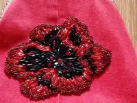 Сумка с ручной вышивкой и фермуаром, фотография 6