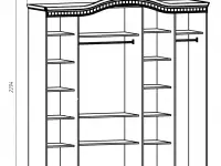Спальный гарнитур Любава 5Д беж (МДФ). Форест Деко Групп, Беларусь, фотография 2