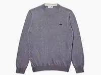 Мужской свитер lacoste crew neck из органического хлопка