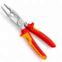 Электромонтажные плоскогубцы 6 в 1 диэлектрические 1000v  200 мм knipex kn-1396200, фотография 2