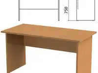 Стол письменный "этюд", 1400х700х750 мм, бук бавария, 400028-55