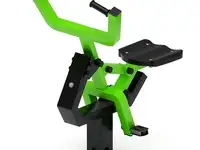 Наездник (зеленый) - уличный тренажер - ст 033-12, фотография 2