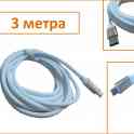 Кабель microUSB - USB, 3 метра, модель V8
