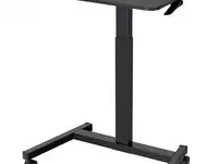 Стол для ноутбука cactus vm-fds102 столешница мдф черный 80x60x121см (cs-fds102bbk)