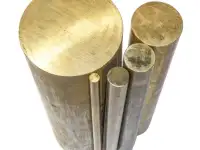 Латунный круг пруток, Марка: ЛС59-1; Л63; ЛС59-1пт..., D 0,02-250 мм, Способ произв.: горячедеформ.-пресс...