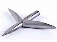 Наконечник гарпуна подводного ружья steel горбыль два лепестка, сменная головка