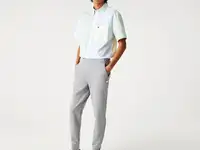 Мужские брюки lacoste sport из меланжевой смеси хлопка
