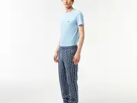 Жаккардовые спортивные брюки lacoste paris с монограммой