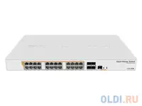 Коммутатор mikrotik crs328-24p-4s+rm cloud router switch 328-24p-4s+rm with 800 mhz cpu,