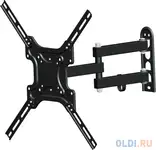 Кронштейн для телевизора hama r1 118156 черный 32"-65" макс.25кг настенный поворот