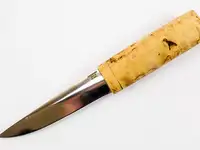 Нож якутский малый, сталь 95х18, карельская береза